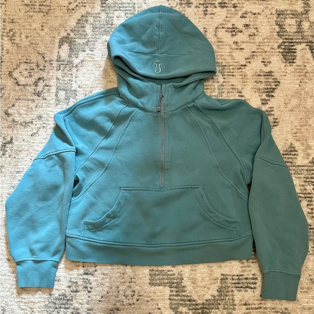 Lululemon Scuba 1/2 Zip Hoodie, Tidal Teal